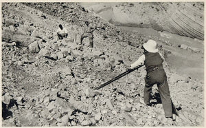 1937 Surveyor Surveying Railroad Landscape Iran Persia - ORIGINAL IR1