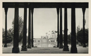 1937 Chehel Sotoun Forty Columns Pavilion Isfahan Iran - ORIGINAL IR1