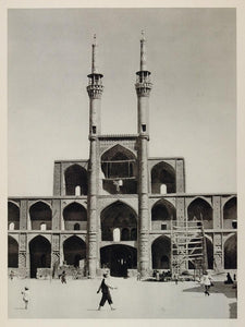 1937 Minarets Mir Chaqmaq Mosque Masjid-e Nau Yazd Iran - ORIGINAL IR1