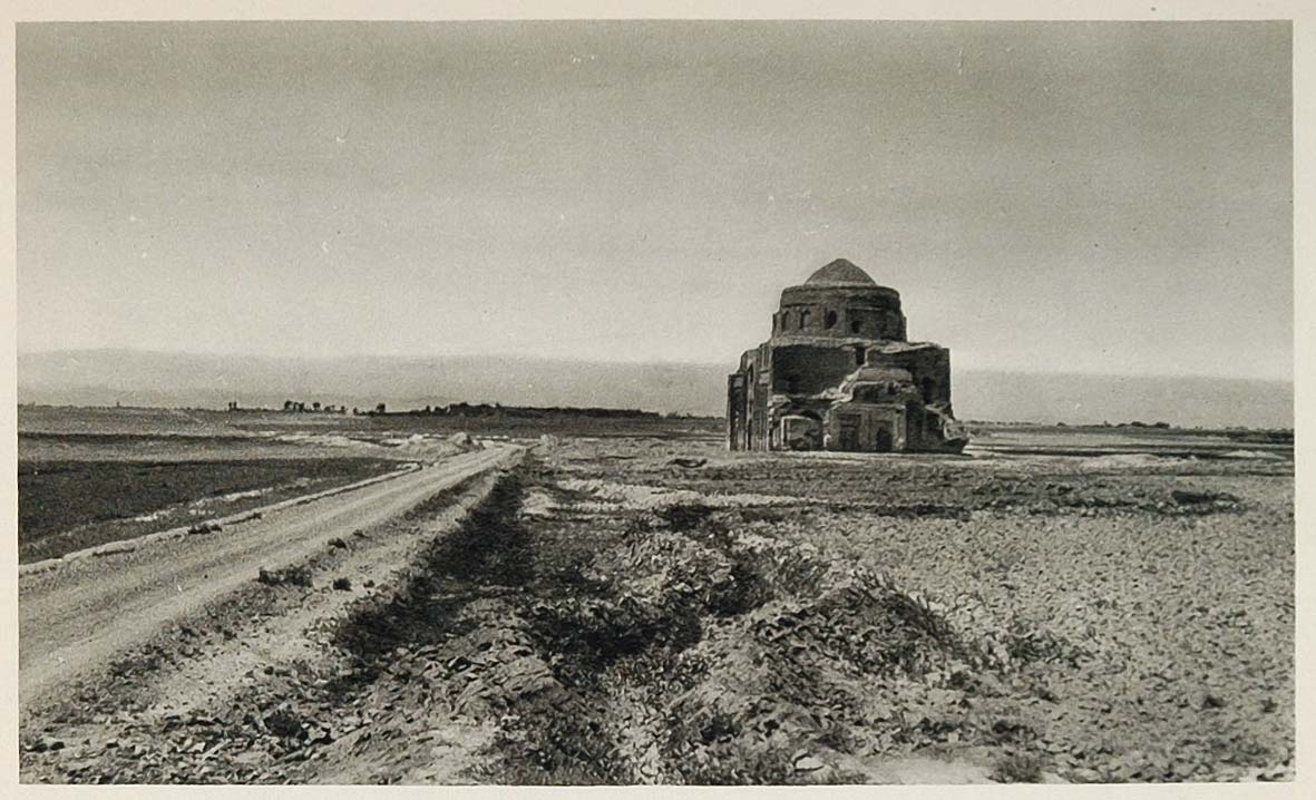 1937 Tomb Bogheh Harunieh Toos Mashad Iran Persia - ORIGINAL PHOTOGRAVURE IR1