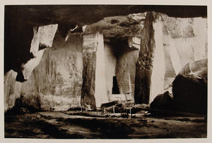 1926 Rock Latomia del Paradiso Syracuse Siracusa Sicily - ORIGINAL IS1