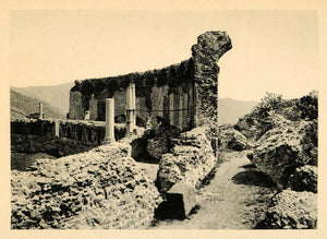 1927 Taormina Sicily Ruins Greek Theatre Gallery Italy - ORIGINAL IT3