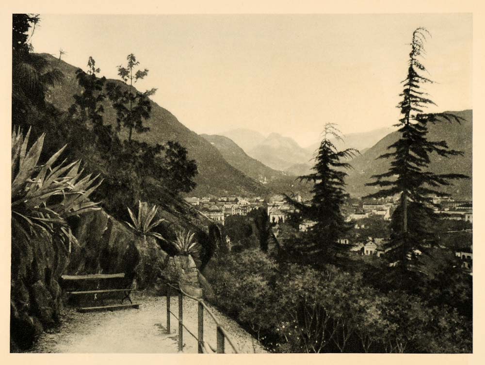 1927 Bolzano City Mountains Trentino-South Tyrol Italy - ORIGINAL IT3