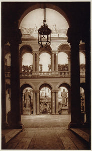 1925 Photogravure Palazzo Borghese Palace Rome Roma Architecture Kurt Hielscher