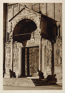 1925 S. Zeno Maggiore Church Verona Italy Romanesque - ORIGINAL ITALY3