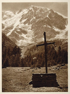 1925 Monte Rosa Mountain Macugnaga Italy Pennine Alps - ORIGINAL ITALY3