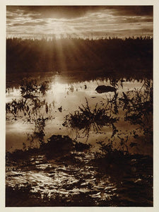 1925 Pontine Marshes Paludi Pontinischen Sumpfen Italy - ORIGINAL ITALY
