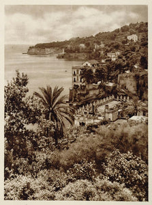 1925 Posilipo Naples Napoli Neapel Napoles Italy Sea - ORIGINAL ITALY - Period Paper
