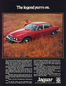 1974 Ad Jaguar Red XJ6L XJ12L Sedan XJ Series Cars Jag - ORIGINAL JAG