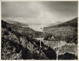 1930 Kegon Waterfall Lake Chuzenji Landscape Japan NICE - ORIGINAL JAPAN2