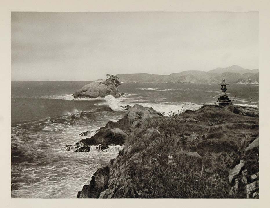 1930 Coast Tajiri Sea of Japan Seascape Landscape NICE - ORIGINAL JK1