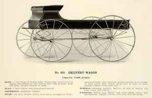 1912 Ad Antique Delivery Wagon No 65 Farm Equipment Farming Transportation LAC2