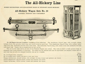 1912 Ad Antique Hickory Wagon Yoke Doubletree Singletree Neckyoke Farm LAC2