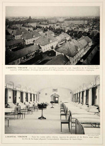 1913 Print Berlin Virchow Hospital Buildings Ward Charite Universitatsmedizin