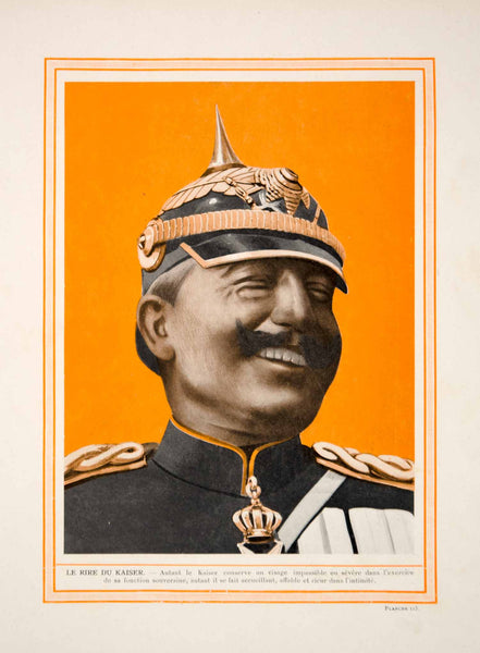 german kaiser motorcycle helmet 1913 Color Print Kaiser Wilhelm II German Emperor King Prussia Portrai –  Period Paper Historic Art LLC