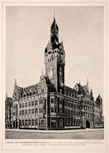 1914 Print Norddeutscher Lloyd North German Lloyd Office Building Bremen Germany