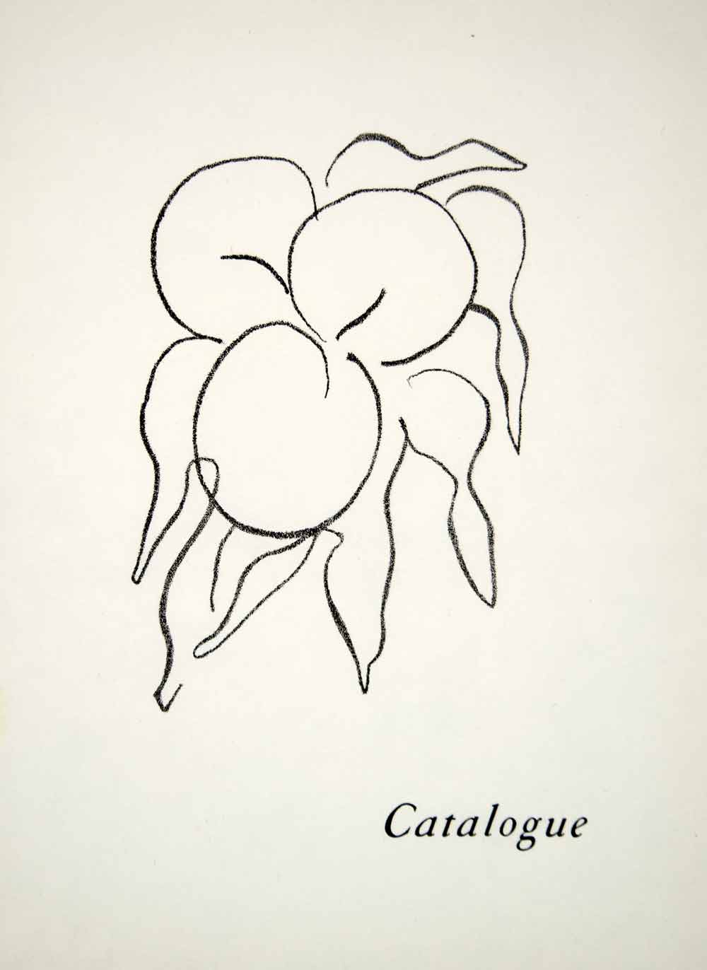 1965 Lithograph Henri Matisse Fruits Still Life Abstract Art Atelier Mourlot