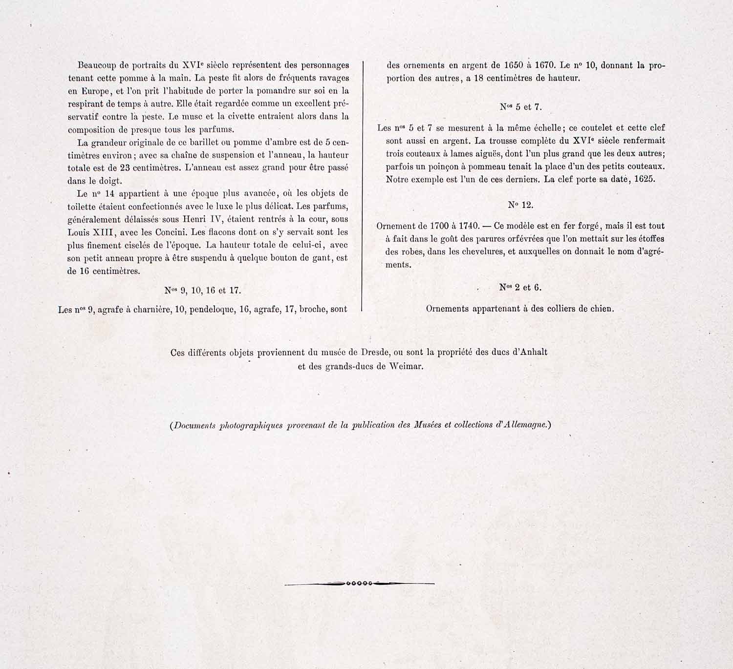 1888 Chromolithograph Historic Jewelry Necklace Brooch Pearl Chain Fashion LCH3