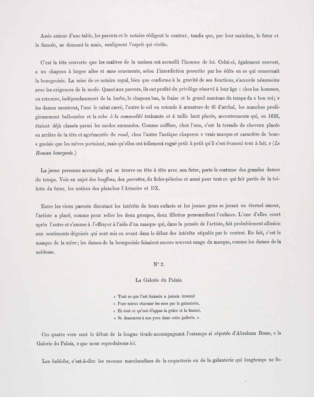 1888 Chromolithograph Marriage Bourgeois France 17th Century Costume Dress LCH4