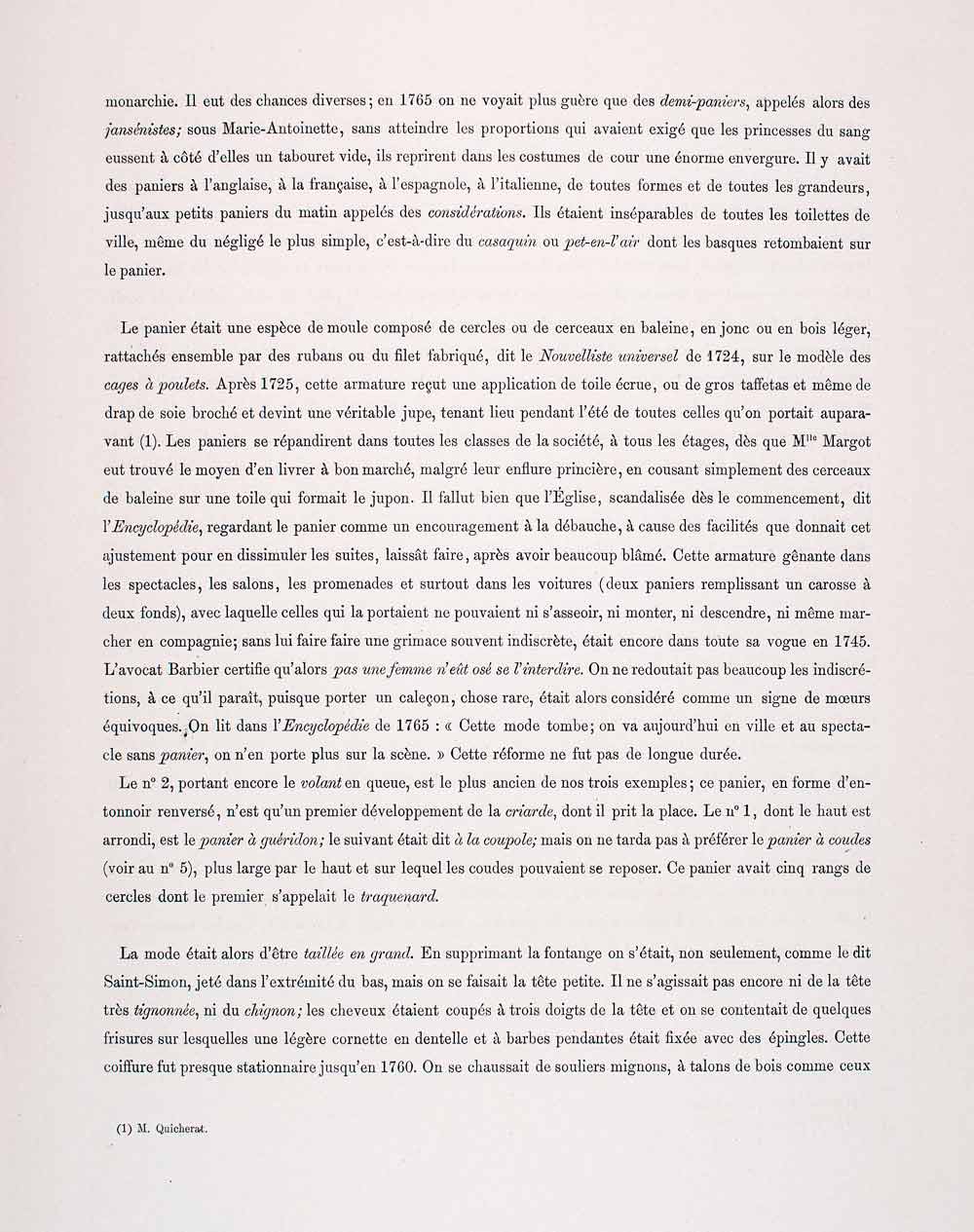 1888 Chromolithograph Pannier Dress Costume 18th Century Fashion Gown LCH4