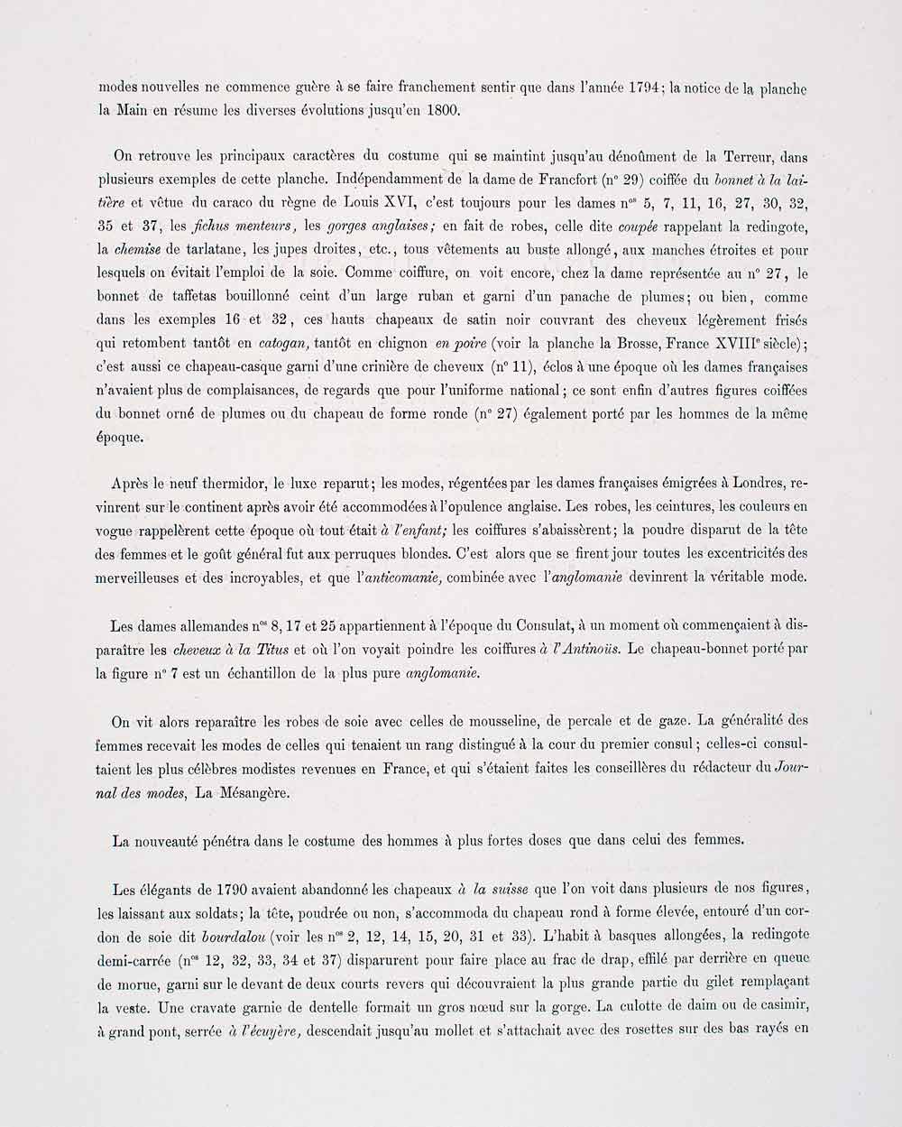 1888 Chromolithograph 18th Century Costume Fashion Consulat Europe LCH5