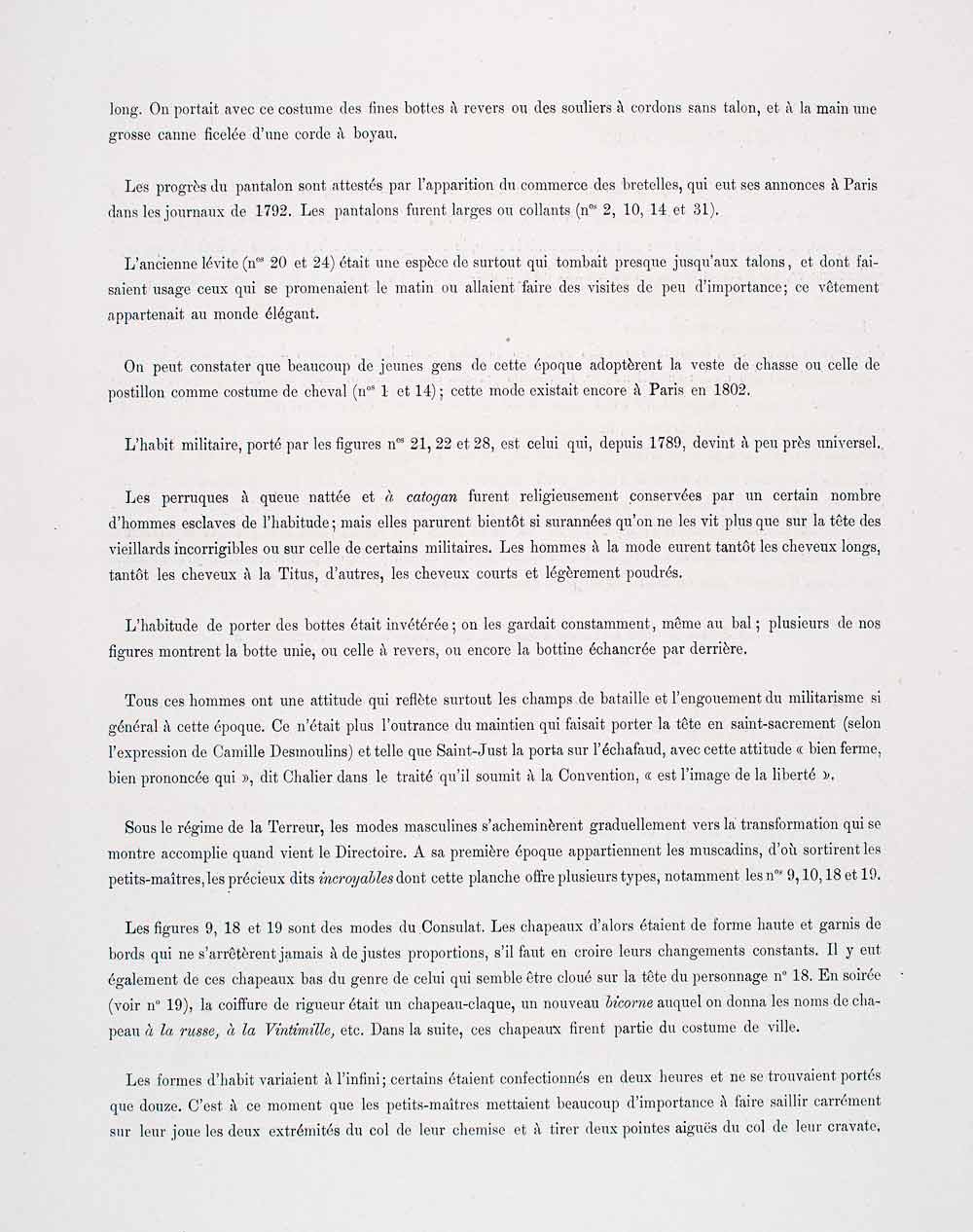 1888 Chromolithograph 18th Century Costume Fashion Consulat Europe LCH5