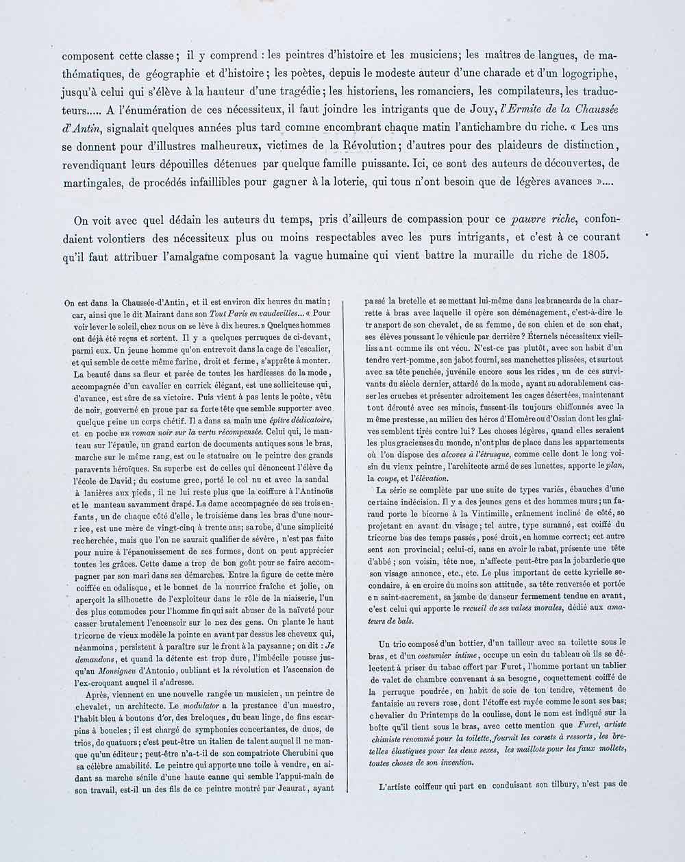 1888 Chromolithograph Men Fashion Chaussee-d'Antin Paris 19th Century LCH5