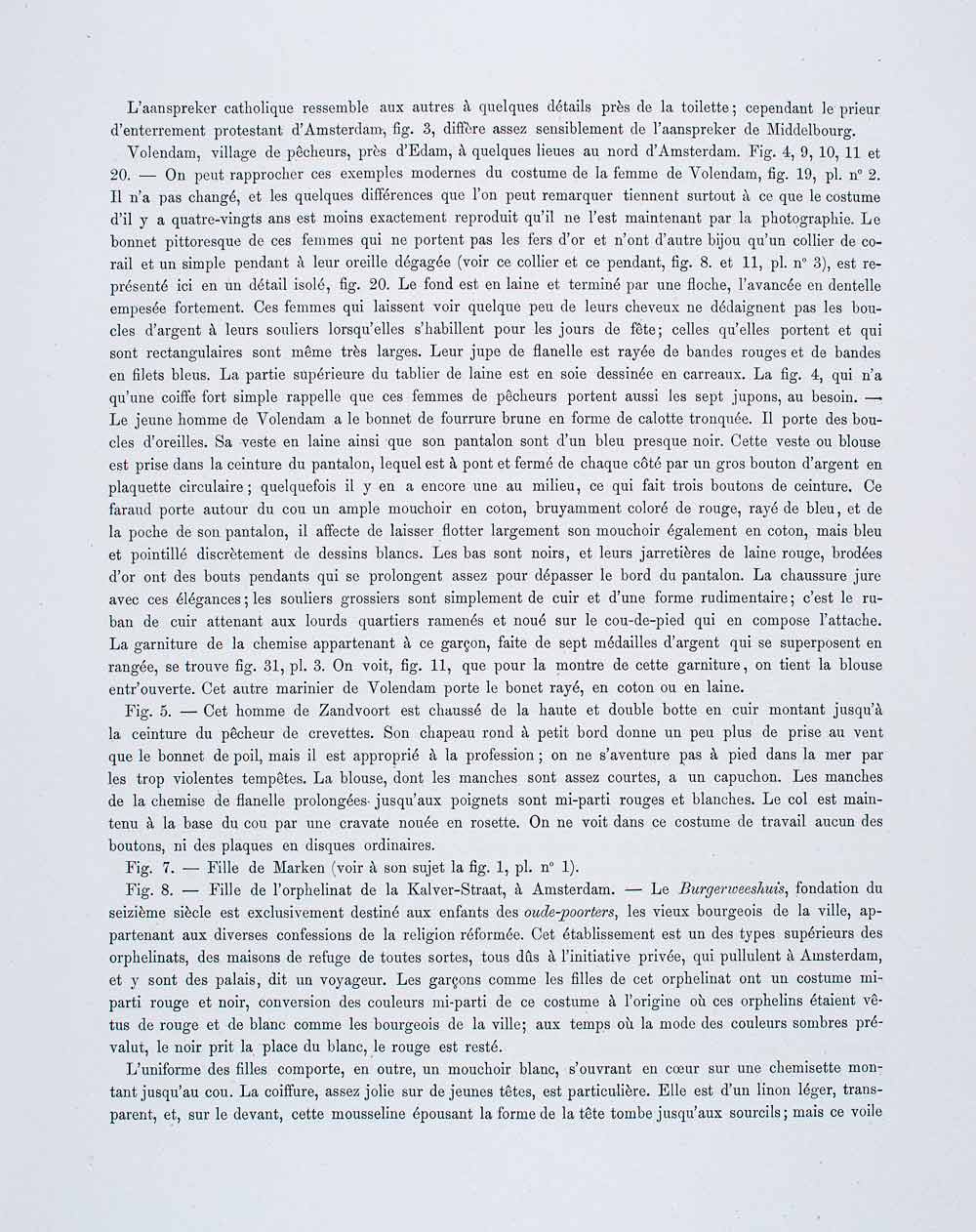 1888 Chromolithograph 19th Century Holland Fashion Costume Headdress Lace LCH5