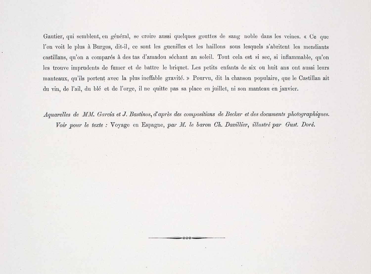 1888 Chromolithograph Spain Costume Fashion Asturia Castile Galicia LCH5