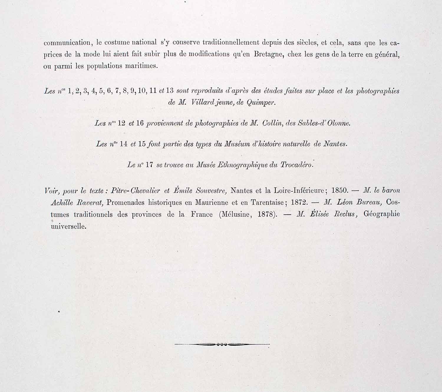 1888 Chromolithograph Bigouden Cabellou Sablaise Ventel Costume Brittany LCH5