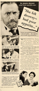1934 Ad Fleischmann's Yeast Dr. Samuel Melamet Health - ORIGINAL ADVERTISING LD1