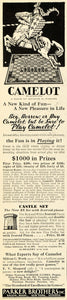 1931 Vintage Ad Camelot Parker Brothers Board Game Set - ORIGINAL LD1