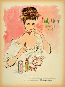 1946 Ad Yanky Clover Dusting Powder Perfume Talc Toilet - ORIGINAL LF3