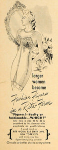 1940 Ad Figures Fashion Clothing Accessories Garment - ORIGINAL ADVERTISING LF3