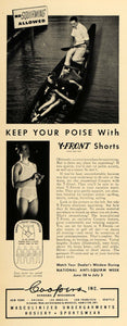 1937 Ad Canoe Y-Front Shorts Clothing Kenosha Wisconsin - ORIGINAL LF3
