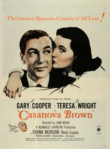 1944 Ad Film Casanova Brown International Pictures Gary Cooper Teresa Wright LF4