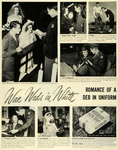 1945 Ad Woodbury Soap Co Louella Jane Murphy Wedding Lynn Goodrich Burrus Jr LF4