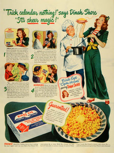 1945 Ad Birds Eye Snider Inc New York Corn Frosted Foods Cartoons Dinah LF4