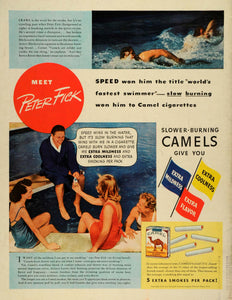 1940 camel cigarettes 1940 Ad R J Reynolds Camel Cigarettes Women Smoking Swimsuits Peter Joseph  LF4