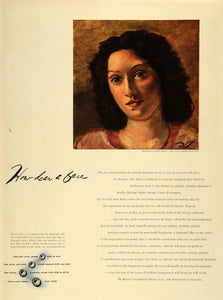 1941 Ad De Beers Consolidated Mines Diamond Andre Derain Painting Portrait LF4