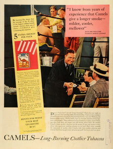1939 Ad R J Reynolds Tobacco Co Winston-Salem Camel Cigarettes Boxing Game LF5