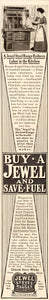 1909 Ad Jewel Steel Range Stove Kitchen Fuel Cast Cook - ORIGINAL LHJ1