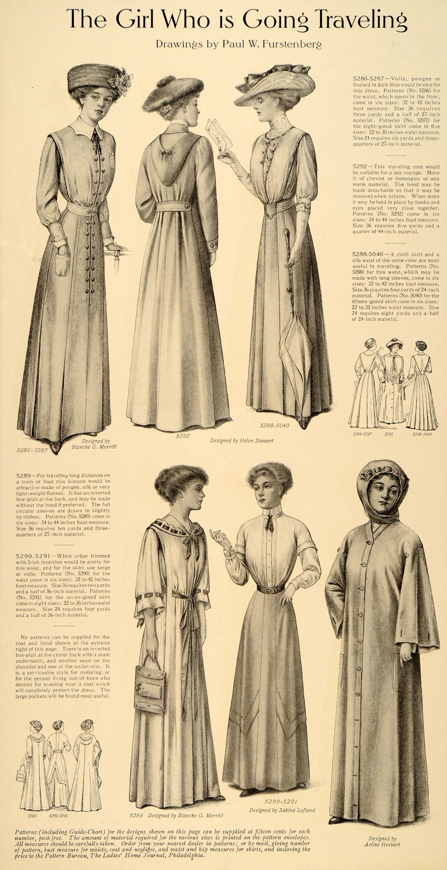 1910 Print Travel Clothes Coat Kimono Flannel Skirts 1910 Print Travel Clothes Coat Kimono Flannel Skirts