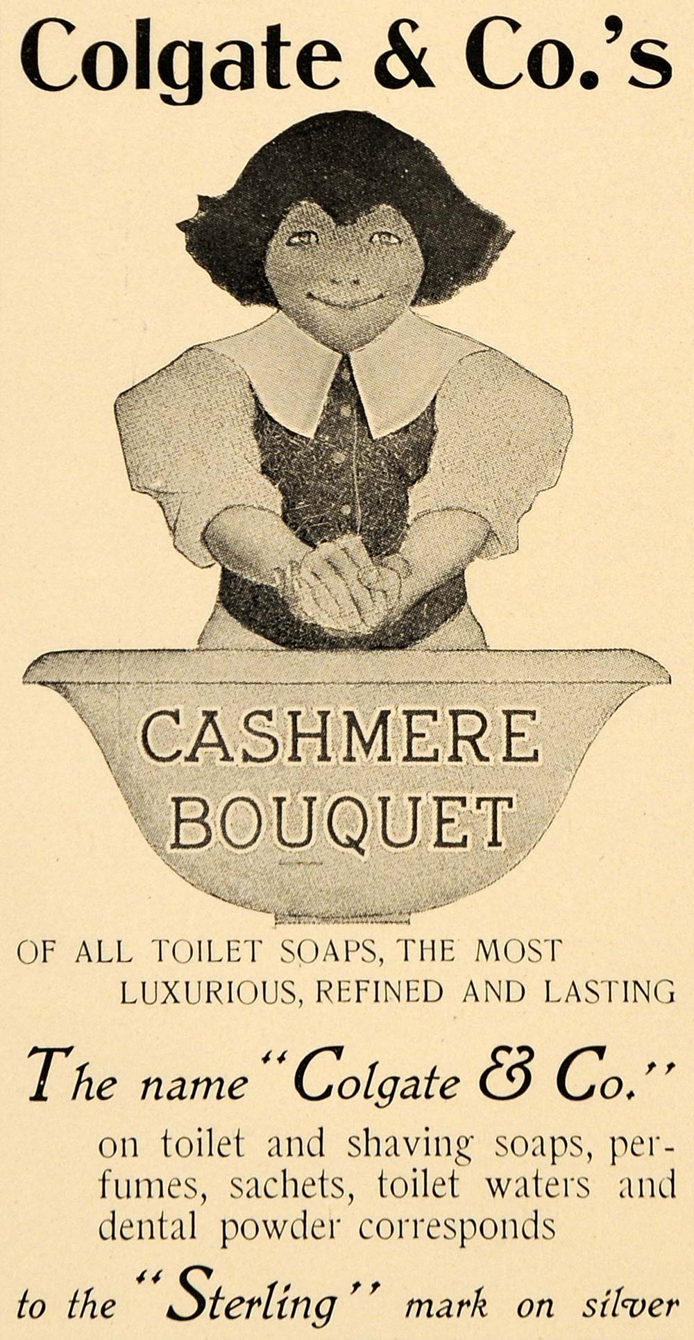 1899 Ad Colgate Soap Shaving Perfume Sachets Dental - ORIGINAL ADVERTISING LHJ4
