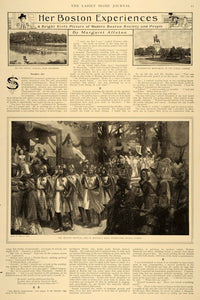 1900 Article Boston Society History Margaret Allston Monument Religious LHJ5