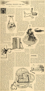 1896 Article Men's Christmas Gifts Frances E. Lanigan Toiletry Hygiene LHJ5