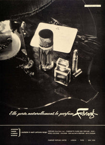 1955 Ad Faberge Perfumes Parfum Cologne Aphrodisia - ORIGINAL ADVERTISING LN1 - Period Paper
