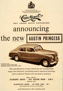 1956 Ad Austin Princess British Luxury Car Automobile - ORIGINAL ADVERTISING LN1
