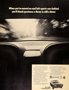 1968 Ad Rover 2000 SC/SC Automatic/TC Automobile Car - ORIGINAL ADVERTISING LN1