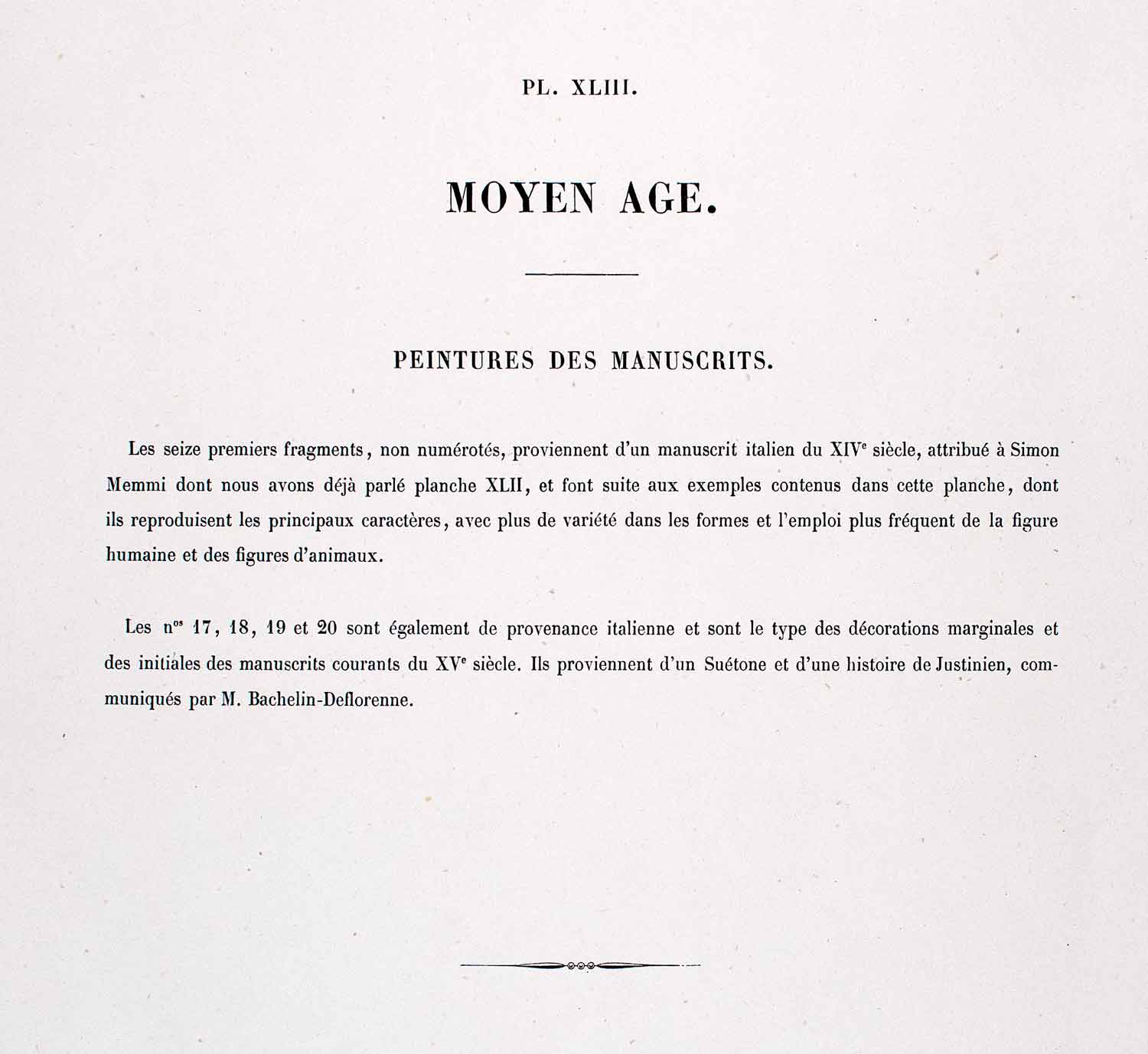 1875 Chromolithograph Medieval Illumination Pattern Border Design Initial LOR1